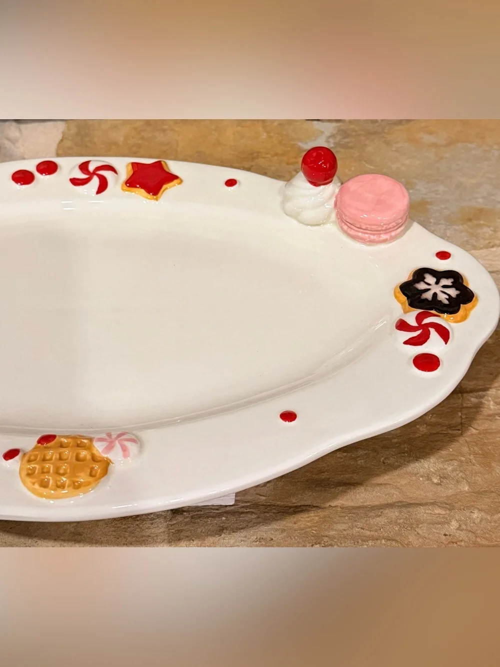 Christmas Dessert Serving Platter